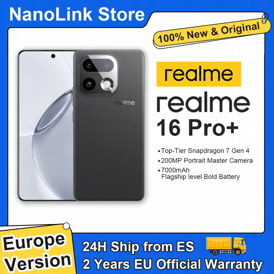 REALME 16 PRO PLUS 5G: CÁMARA DE 200MP Y PANTALLA AMOLED