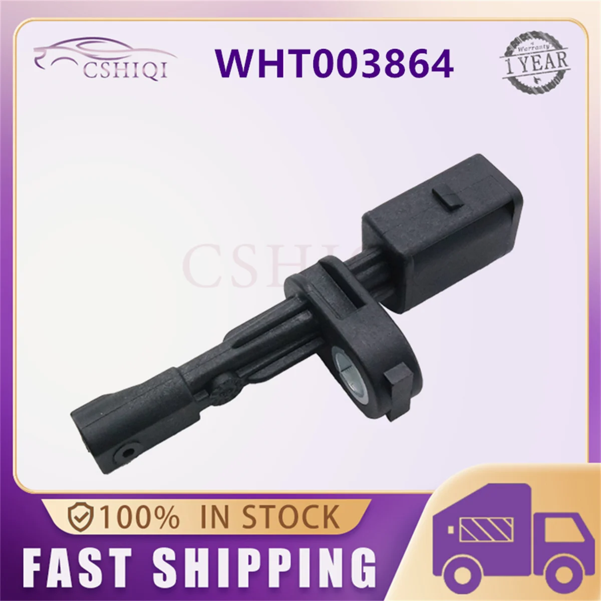 WHT003864 ABS Wheel Speed Sensor 2K0927807 65271200004 For Volkswagen e-Golf GTI Audi A3 Rear Left or Right