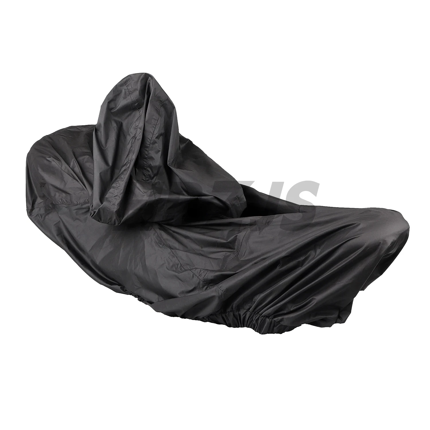 Para Harley motocicleta Touring Road King Electra Street Glide FLTRX cubierta de lluvia de asiento impermeable de nailon negro con respaldo del conductor