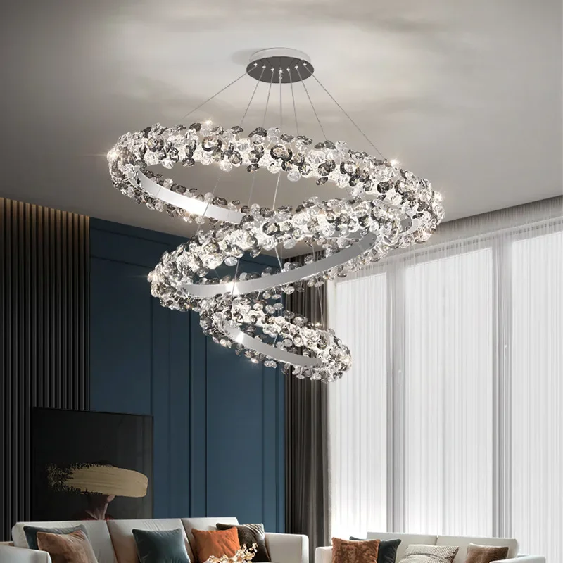 simple mix and match crystal chandelier luzes decorativas para sala de estar aco inoxidavel ilha brilhante luzes led luxo 01