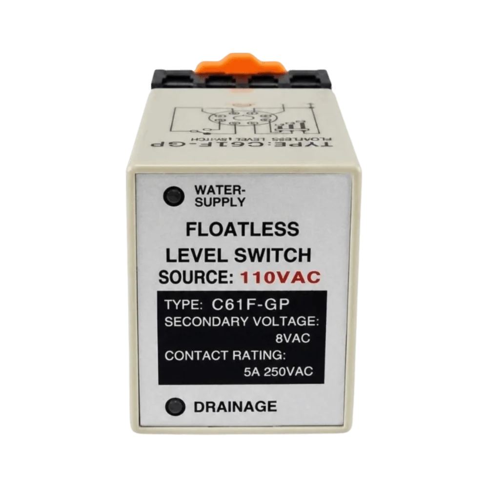 AC110V Floatless Level Switch 50/60Hz Flame Retardant Shell Liquid Level Controller With Base Environmental Grade