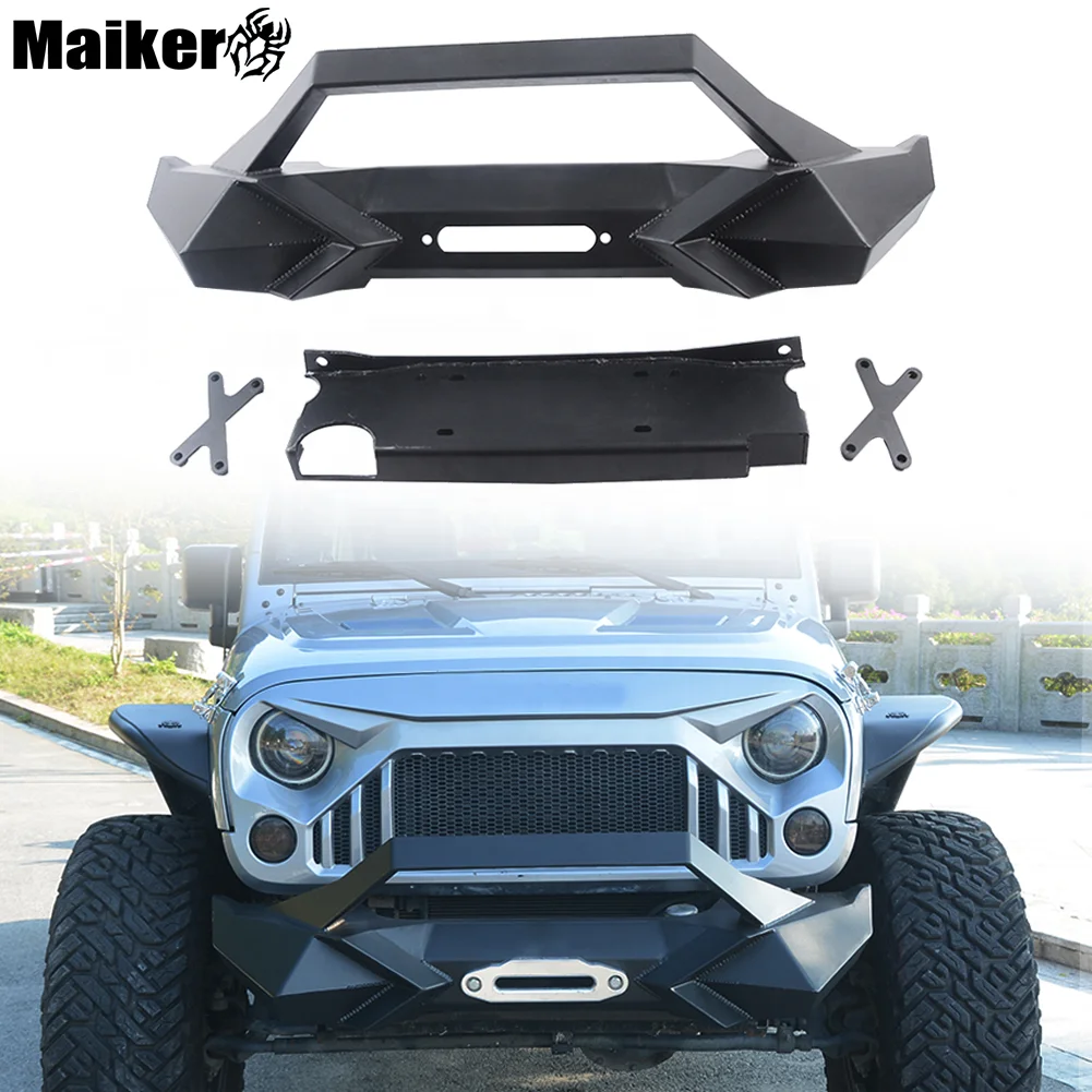 

Front Car Bumper For Jeep Wrangler JK 2007- 2017 Front Bumper SUV Auto Parts