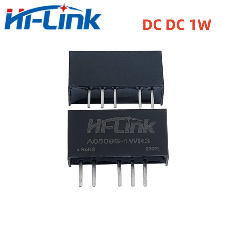 2pcs/lot DC DC A0509S-1WR3 1W 5V to 9V 56mA Converter Power Supply Module Isolation Switch Step Down Converter Smart Home CE FCC