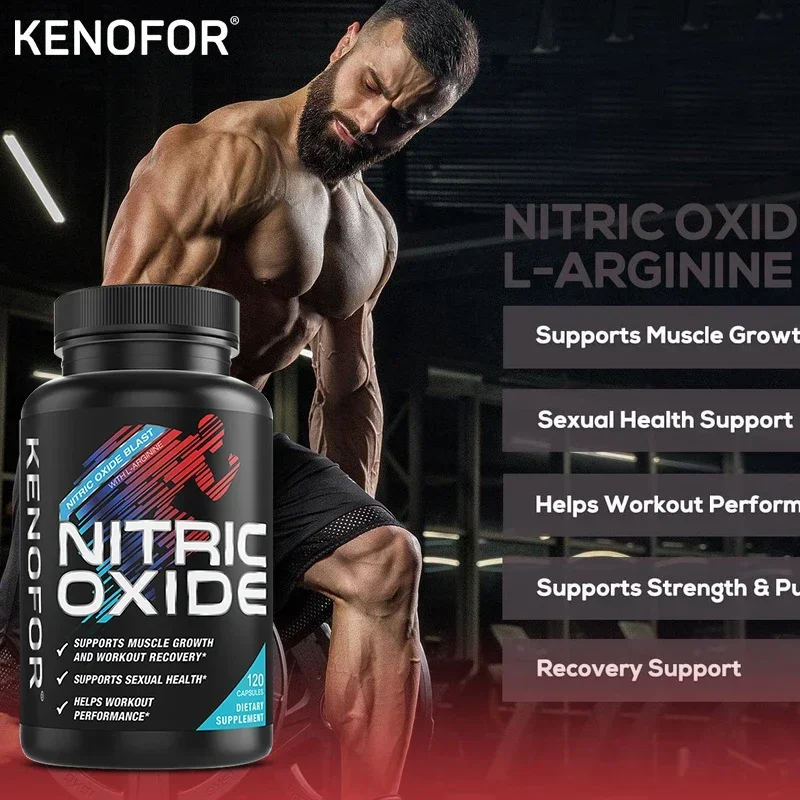 Kenofor Nitric Oxide Booster Pre-Workout Boosts Muscle, Pump, Energy and Endurance