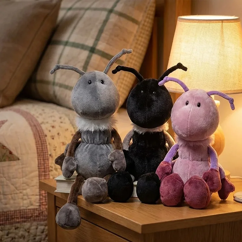 

Funny Ant Animalsar Plush Toy Home Wedding Party Toys Relieve Stress Comfortable Children's Birthday Gift Companion High-quality