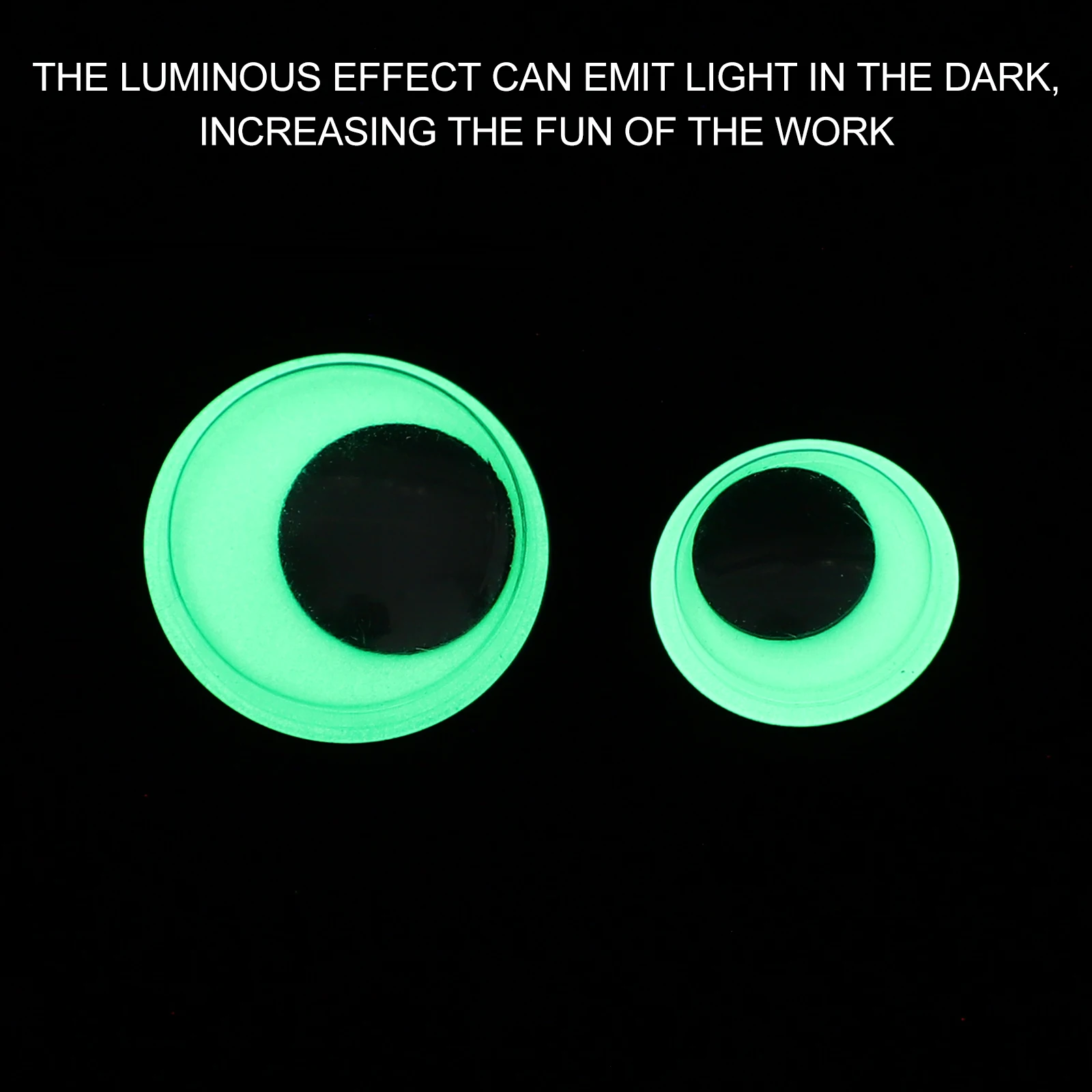 

1 Box Luminous Fake Eyeballs Realistic Eyes For Diy Crafts Supplies Simulated Eye Balls Decor Wiggle Eyes Puppet Accessories