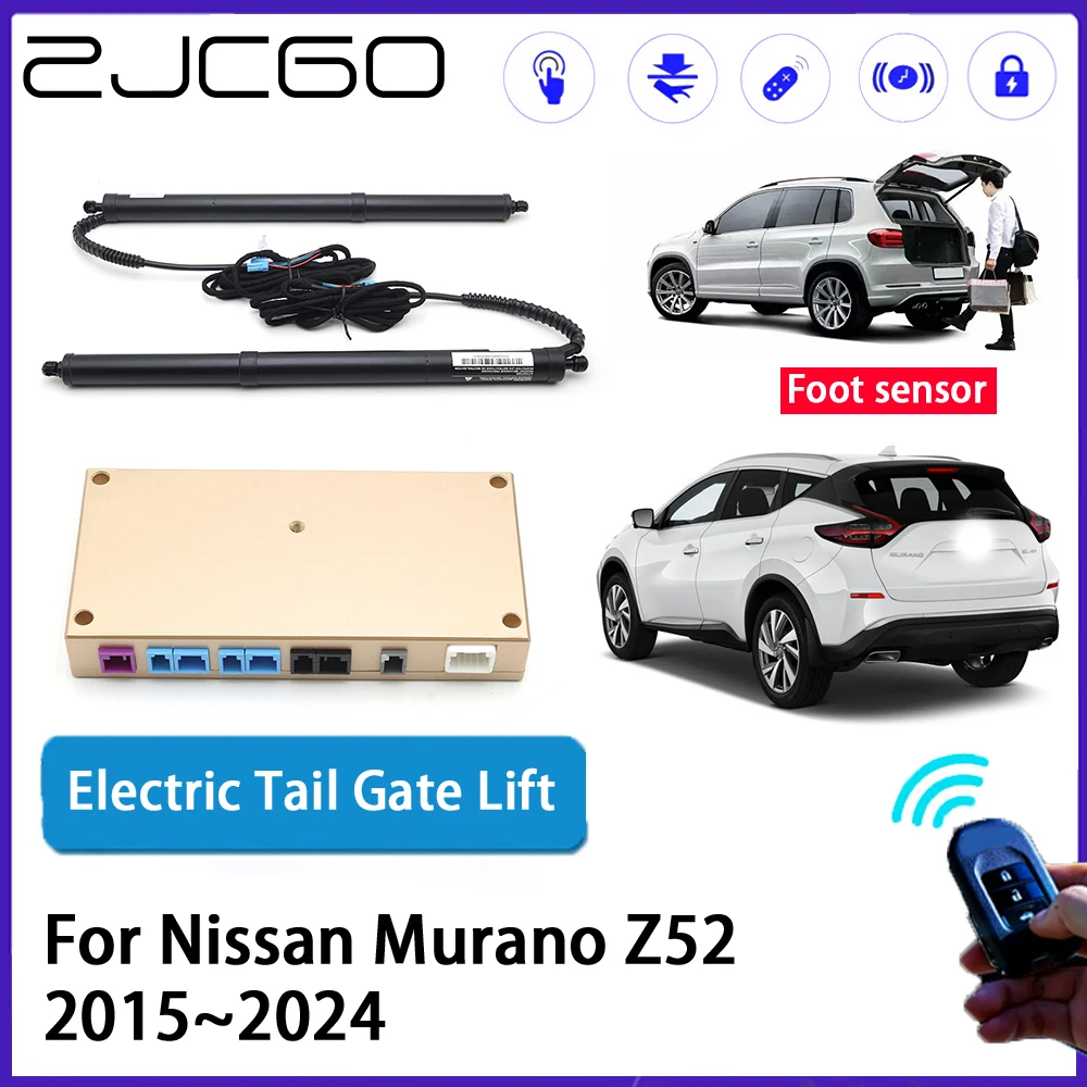 

ZJCGO Car Auto Trunk intelligent Electric Tail Gate Lift Automatic Tailgate Opener for Nissan Murano Z52 2015~2024