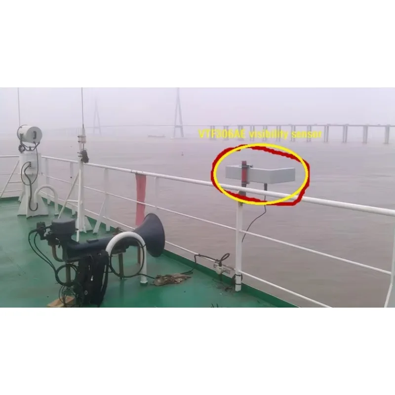 Offshore stainless steel structure, visibility sensor
