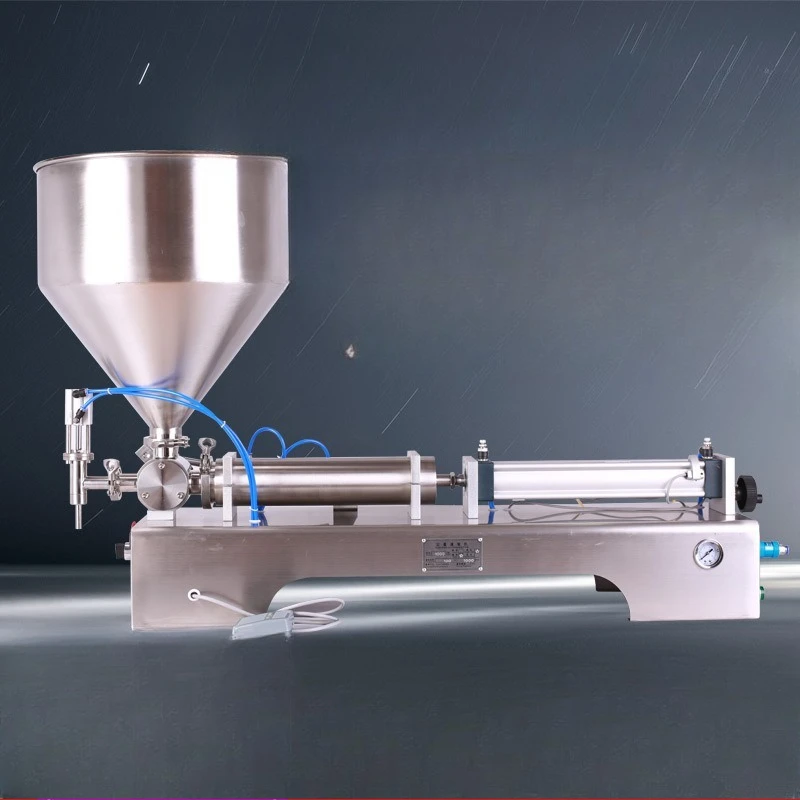 Pneumatic filling machine Honey facial cleanser cream skin care product liquid dispensing machine