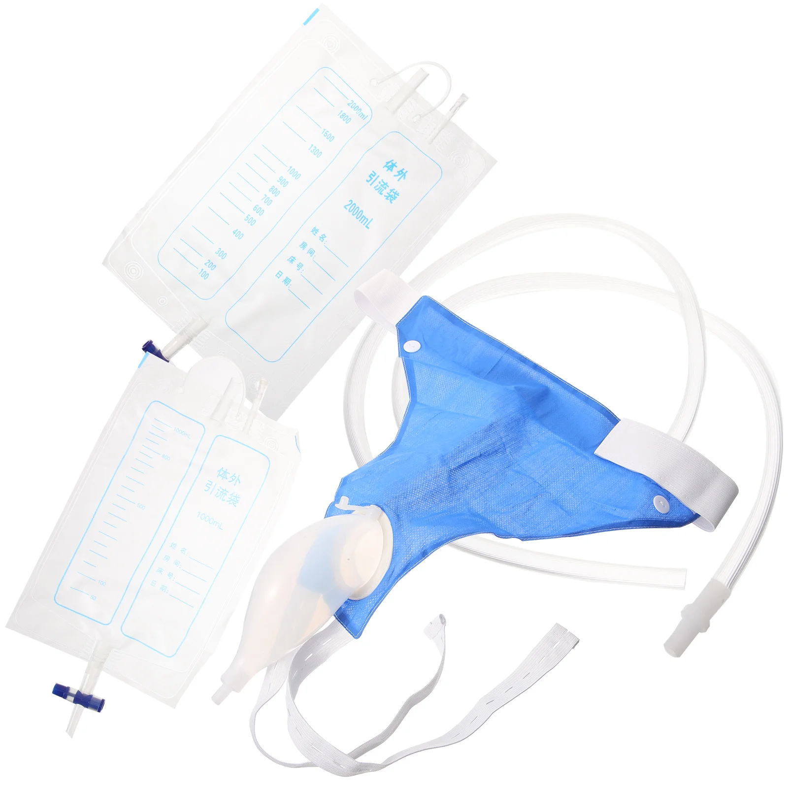 Urinary Catheter Postoperation Supply Portable Silica Gel Urine Drainage Bag Elderly