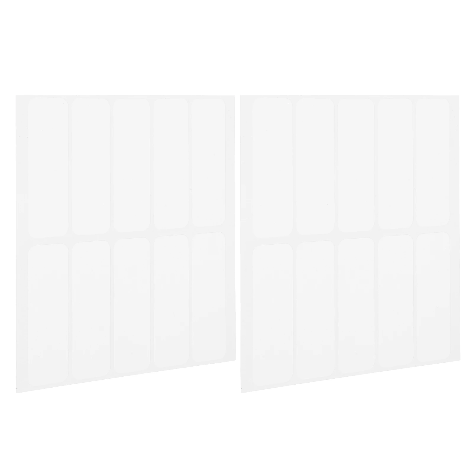 

20 Pcs Tag Blank Fabric Label Clothing Labels for Nursing Home Clothes Washable White Name
