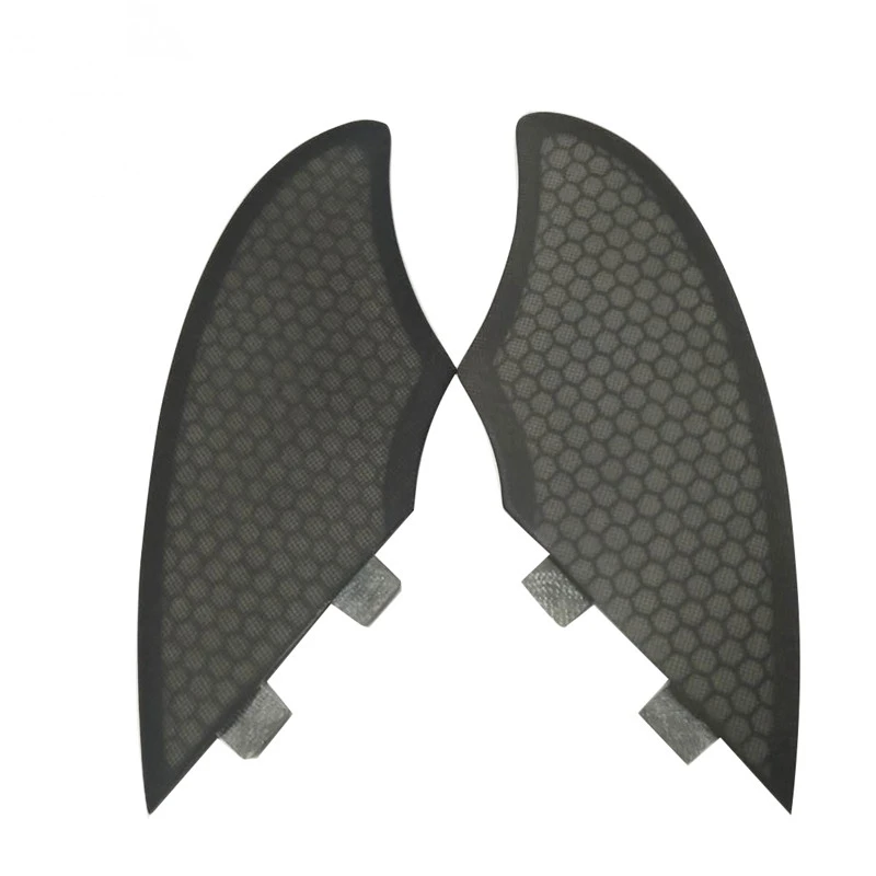 New UPSURF FCS TWIN Fins Double Tabs Fin Keel Fin 2 pcs/set Fiberglass Surfboard Accessories Fins