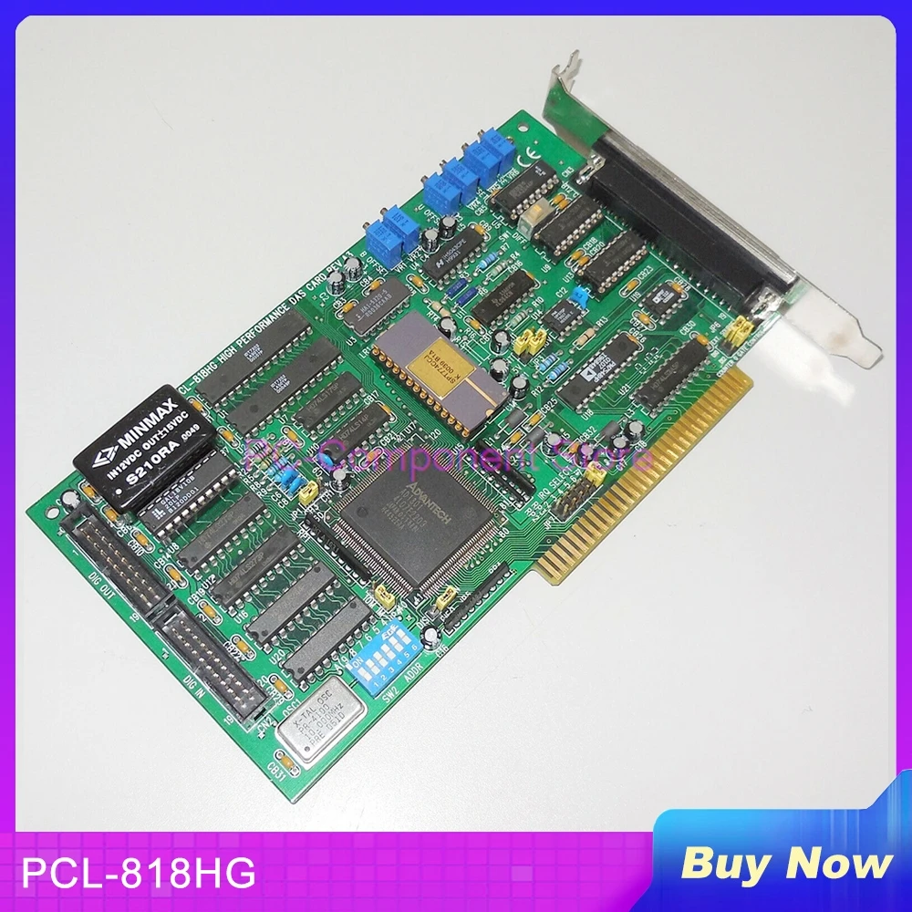 HIGH PERFORMANCE DAS CARD REV A3 Data Capture Card 16-Channel ISA Bus For Advantech PCL-818HG