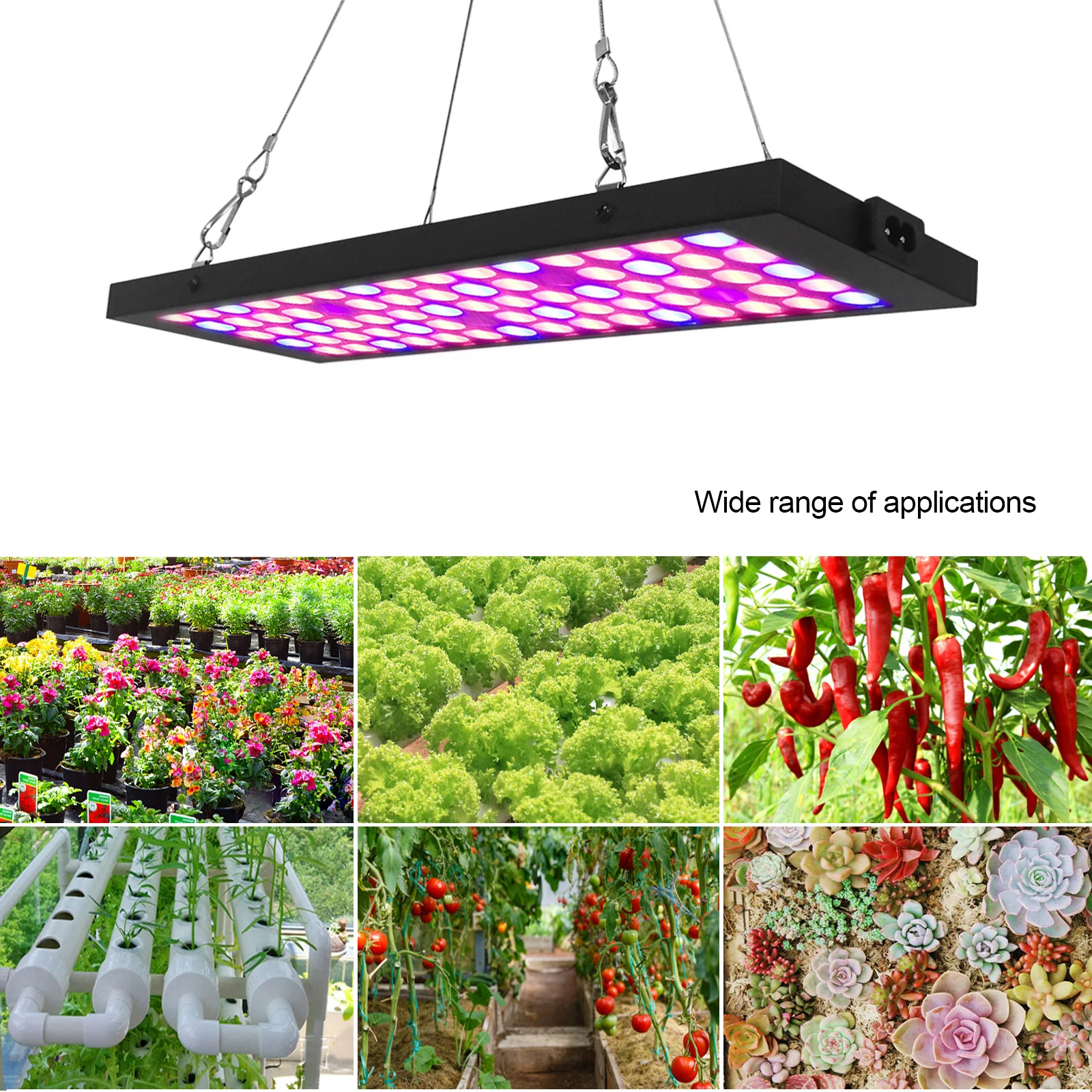 AC220V 10W LED Grow Light Phyto Lamp Full Spectrum Plant Lamp Growing Light for Vertical Farming Veg Flower Seeds Indoor Plants