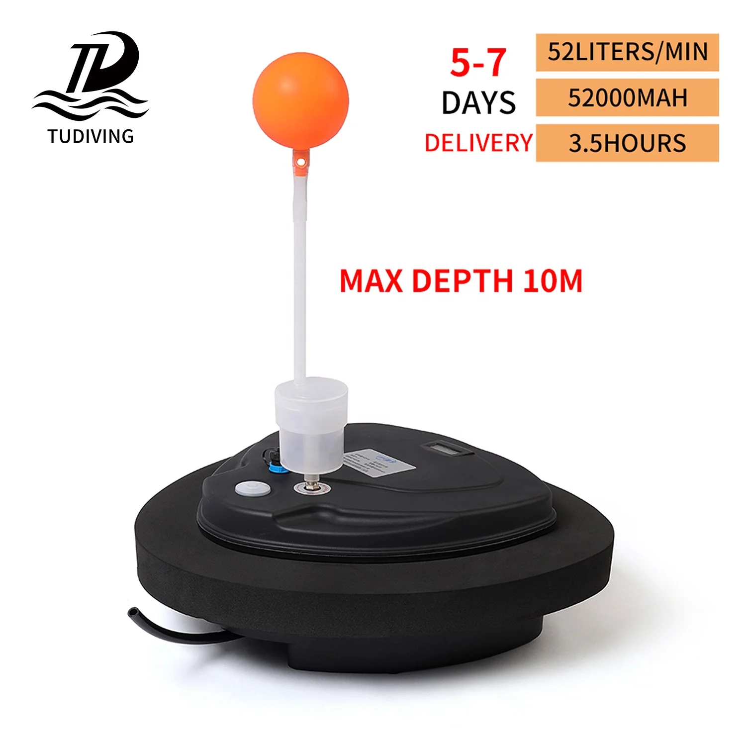 

3.5HoursZ270 Tankless Underwater Endurance 10Meters Deep Snorkeling Breathing Apparatus Scuba Diving Ventilator