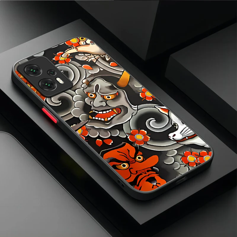 Ukiyo-e اللوحة الإبداعية ماتي جراب هاتف صلب ل Xiaomi 14T 13T 12T 11T 10T 9T Pro Mi 14 13 12 10 11 Lite 5G NE غطاء ممتص للصدمات #3