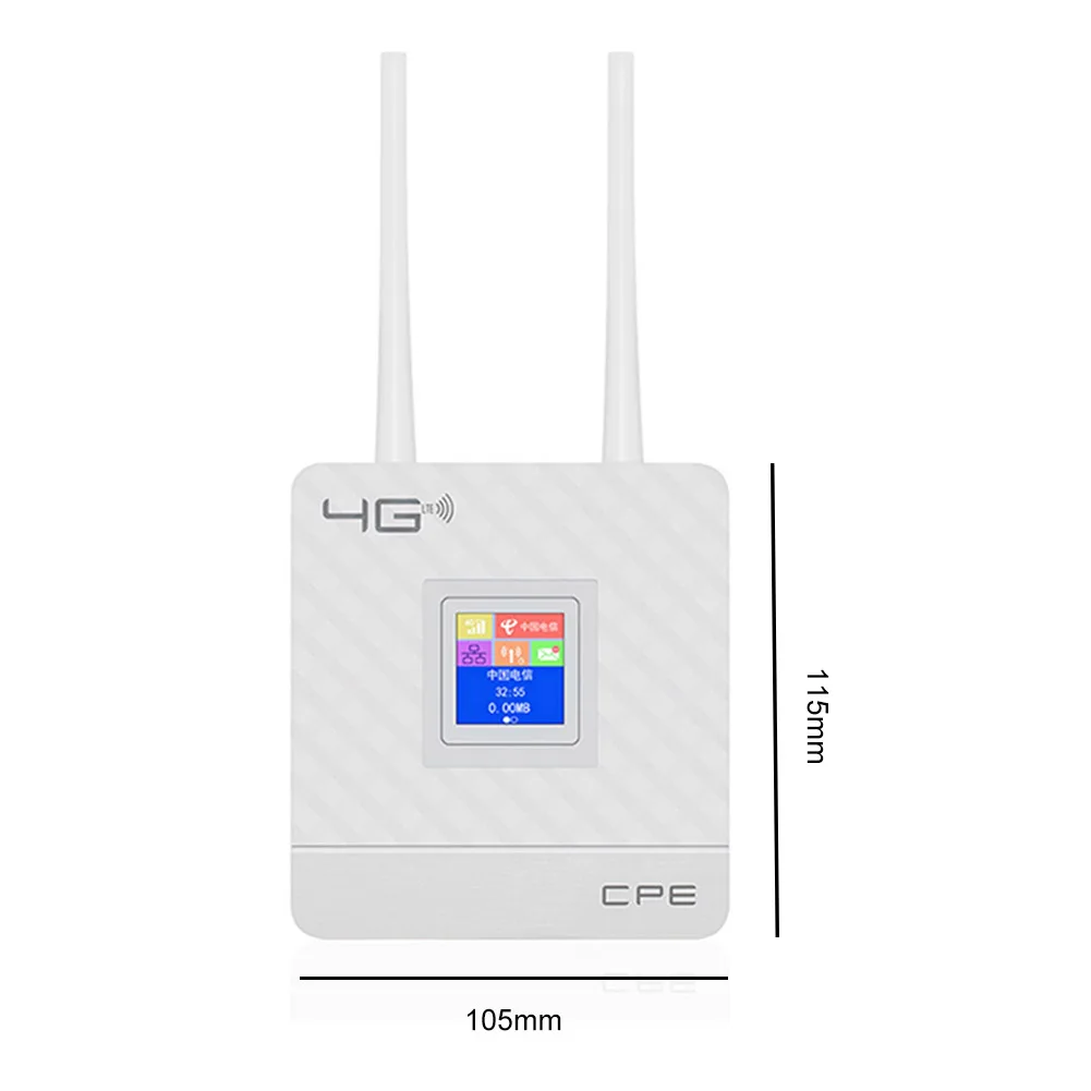 CPE903-E 4G 무선 라우터, 150Mbps 고속 4G LTE 라우터, 홈 호텔용 SIM 카드 슬롯 포함, IEEE 802.11b/g/n