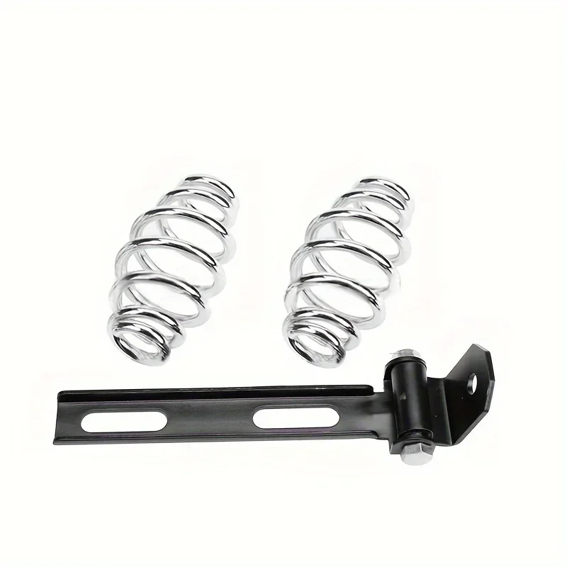 

Spring Cushion Motorcycle Seat – Retro Faux Leather Design, Smooth Ride for Cruisers, Universal Compatibility