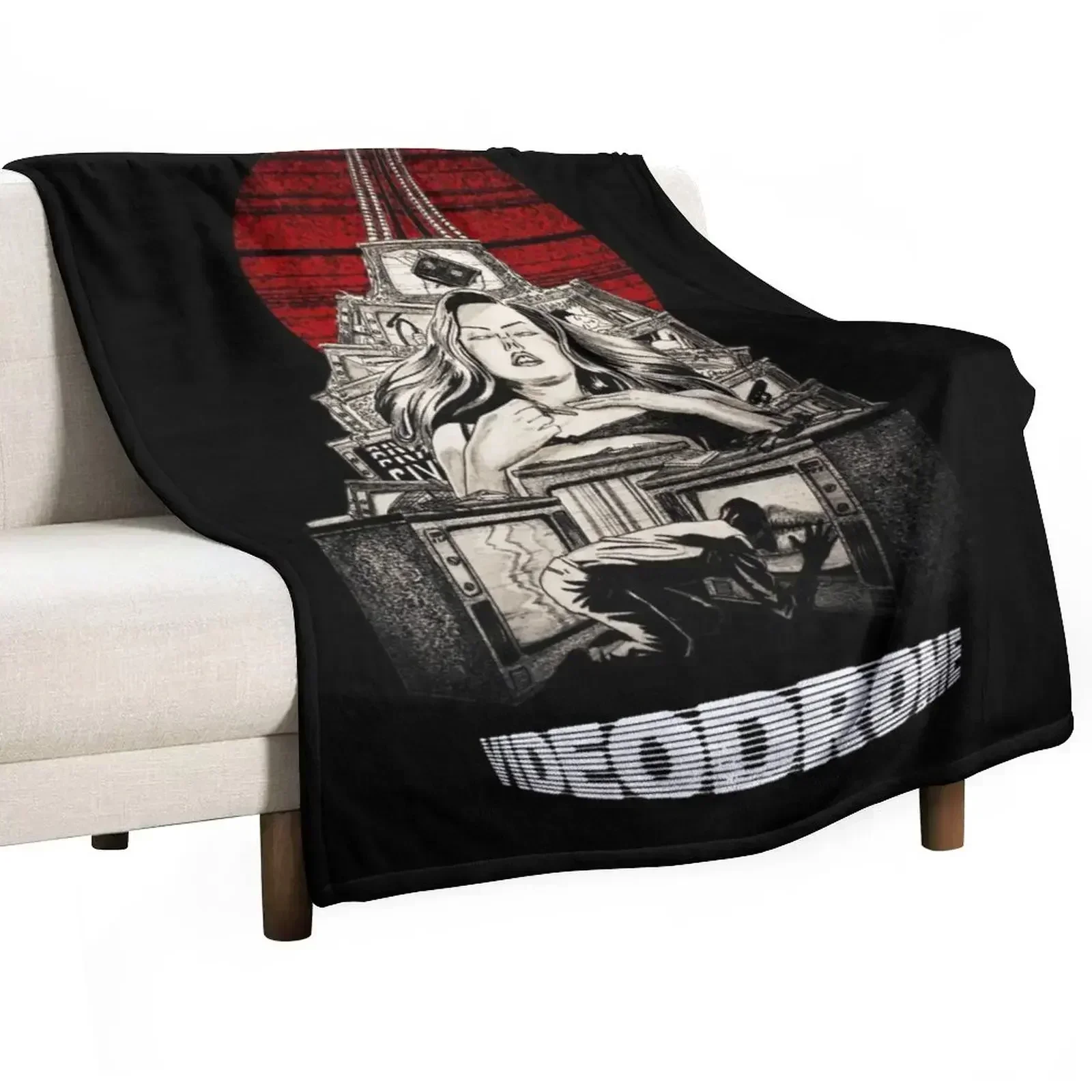 

Videodrome Throw Blanket Summer Single For Sofa Thin Loose Blankets