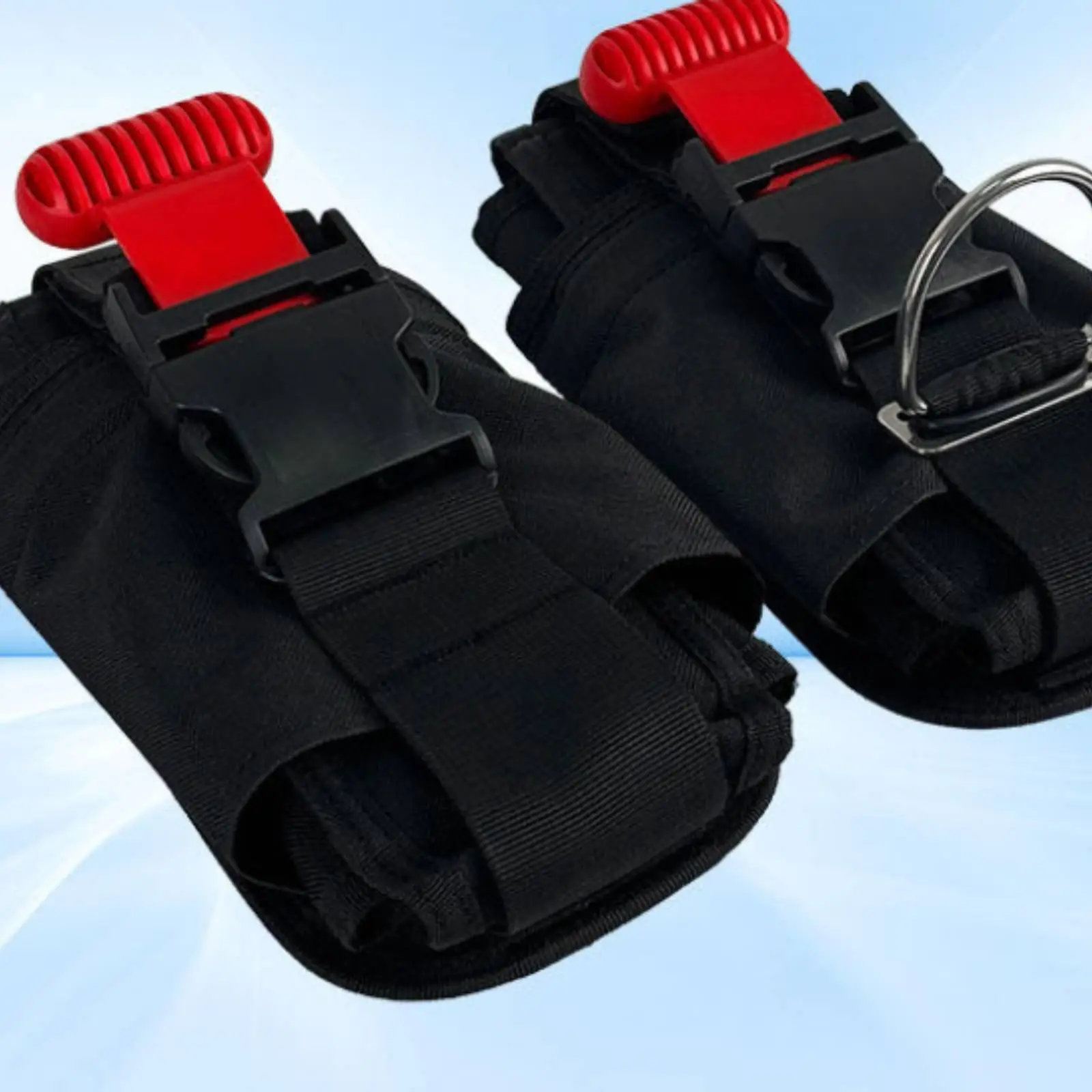 Diving Weight Pouch Belt Compatible Quick Release System for Diving Accessories Under Water Support