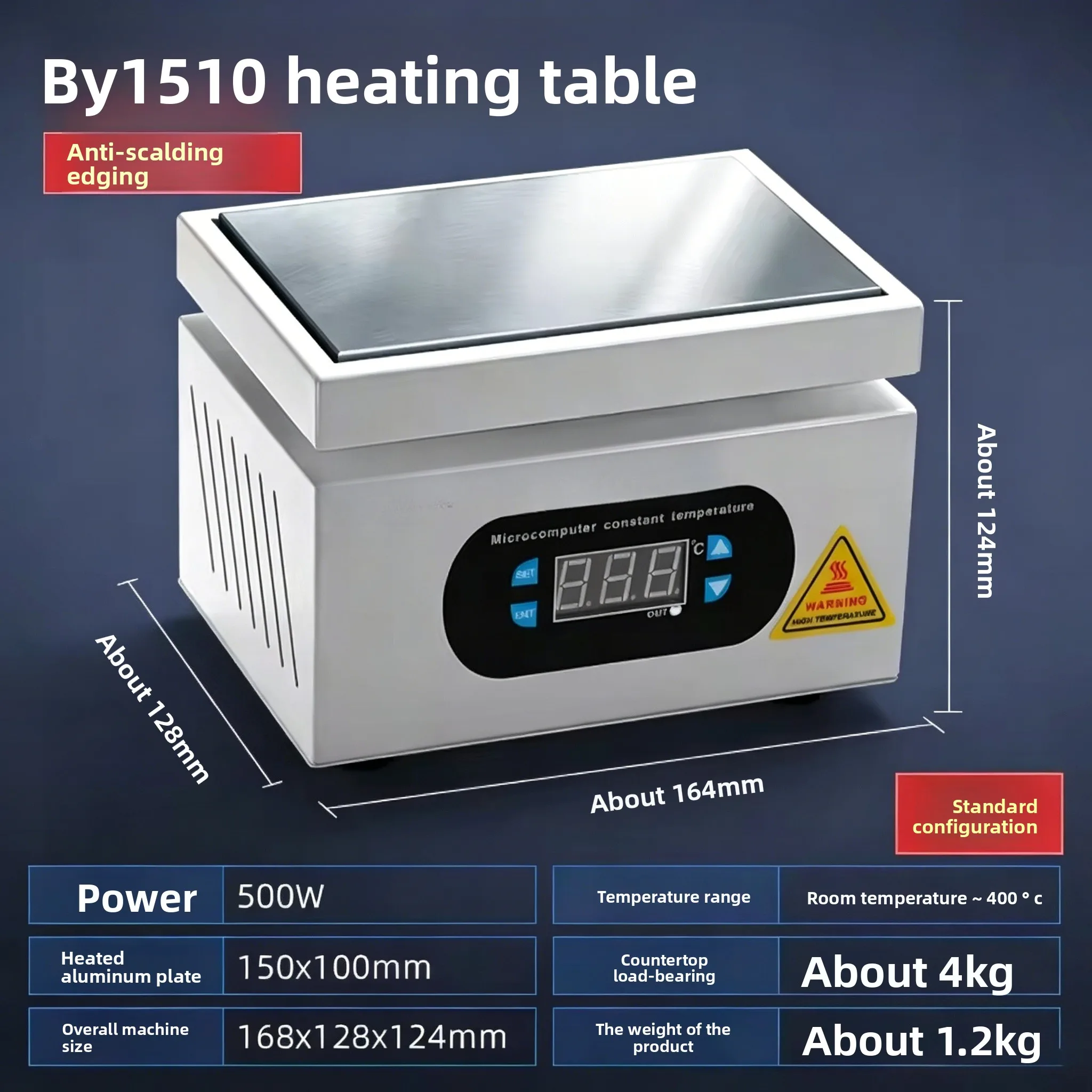 Electronic Repair Constant Temp Hot Plate 150*150mm Preheating Bench for PCB LCD Disassembly New