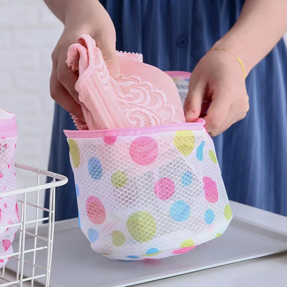1pc Anti-deformation Bra Laundry Bags Machine-wash Special Protect Mesh Bags Foldable Household Cleaning Laundry Supplies