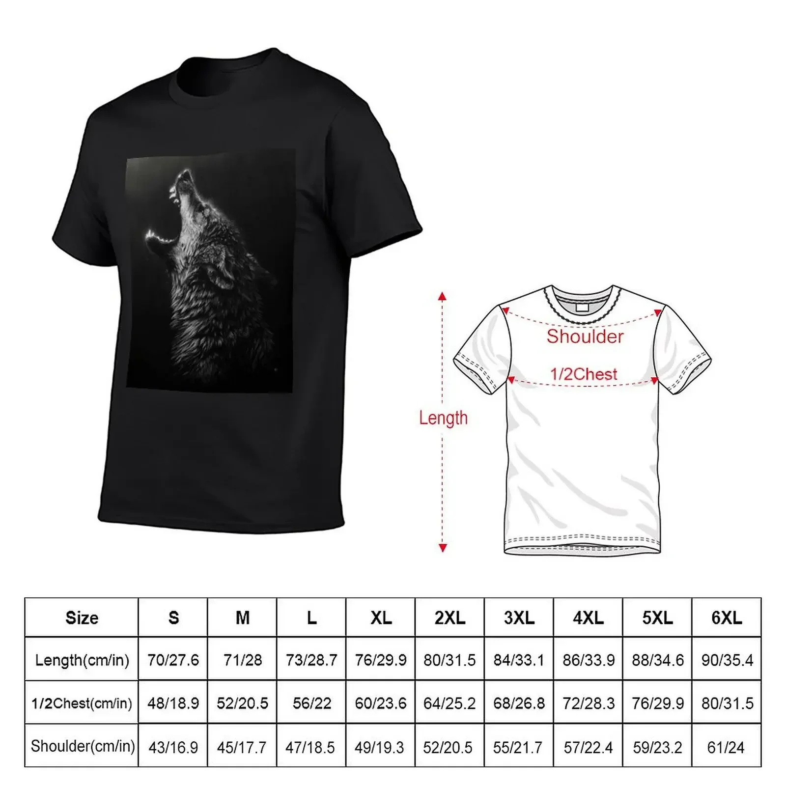 Pouring Howl T-Shirt shirts graphic shirts graphic tee animal prinfor boys men tshirt