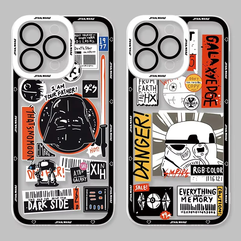 Case For Xiaomi 14T 12T 11T 13T 10T 14 13 12 11 Lite 5G NE POCO F6 X6 Pro X3 NFC X5 X4 GT F3 F4 F5 M6 Stars W-Wars Darth Vader