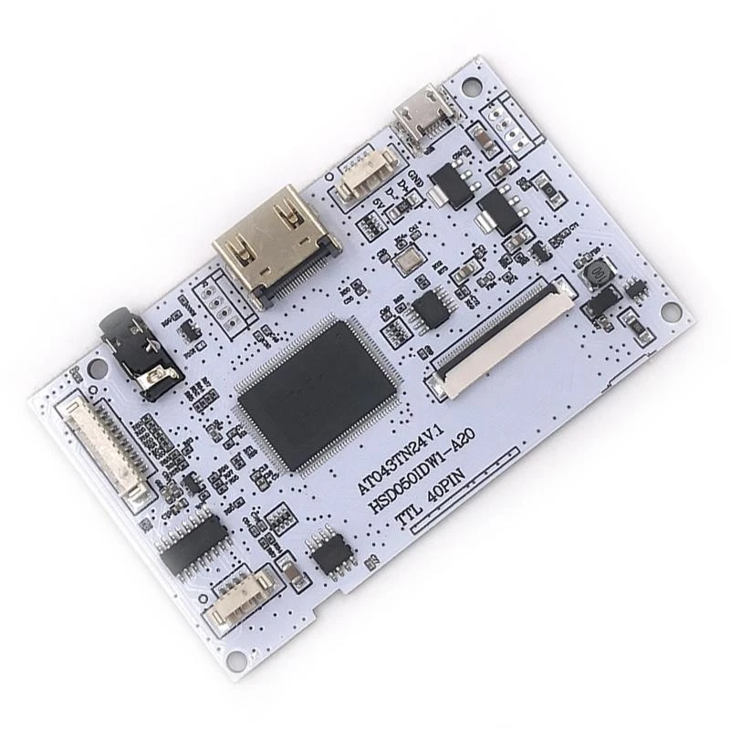 ที่เข้ากันได้ LVDS คอนโทรลเลอร์บอร์ด 40Pin TTL ไดรเวอร์ AT043TN24 V.1 Universal