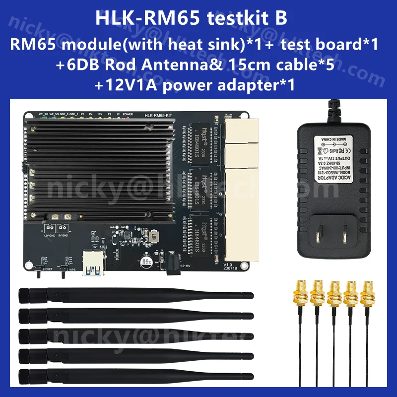 

Free Ship Hi-Link WiFi 6 Router Module Kit Openwrt 256MB RAM 128MB Flash Gigabit MT7981B MT7976C MT7531A