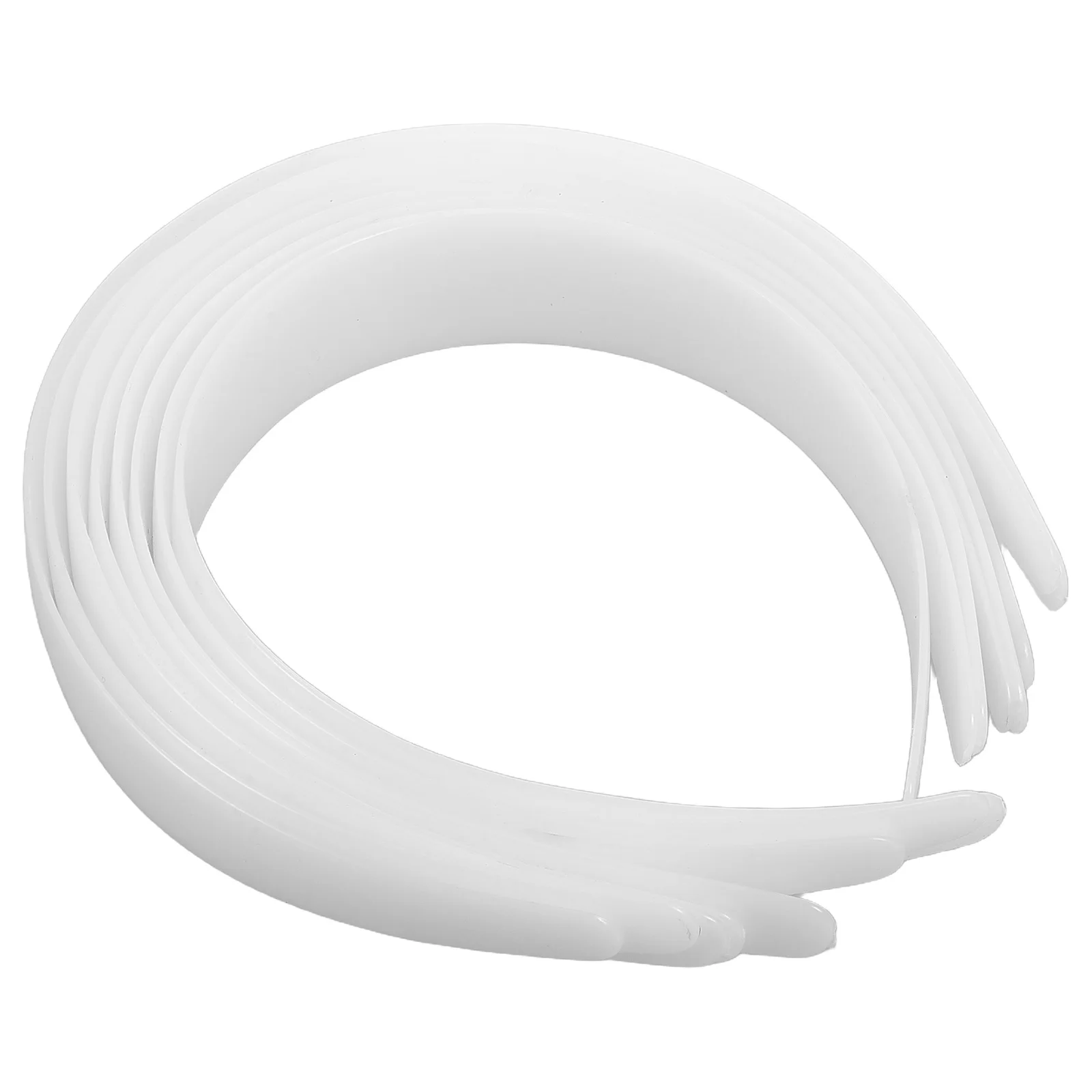 

12Pcs White Plastic Headband Base for DIY Crafting Lightweight Comfortable Bare Headbands for Women Craft Projects Plain