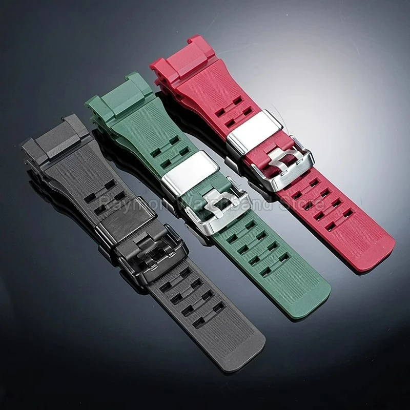 ل كاسيو G-SHOCK Mudmaster الجيل الثالث حجم خاص حزام ساعة اليد مشبك خاص هيبوالرجينيك مقاوم للماء مقاوم للعرق مرن