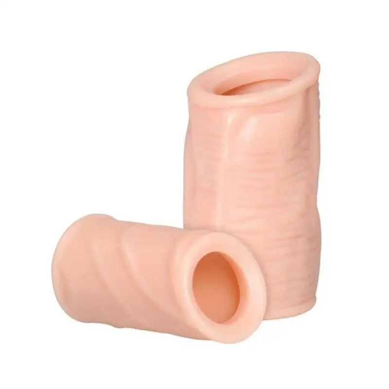 New 2pcs/set Foreskin Penis Ring Cock Ring Thickened Correction Ring Delay Time Sex Toys For Men Cock Cage Sex Products