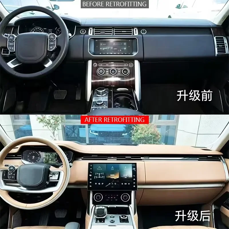 2013-2015 Upgrade 2024 Interior Trim Center Console Screen Instrument Panel Door Trim for Range Rover Autobiography