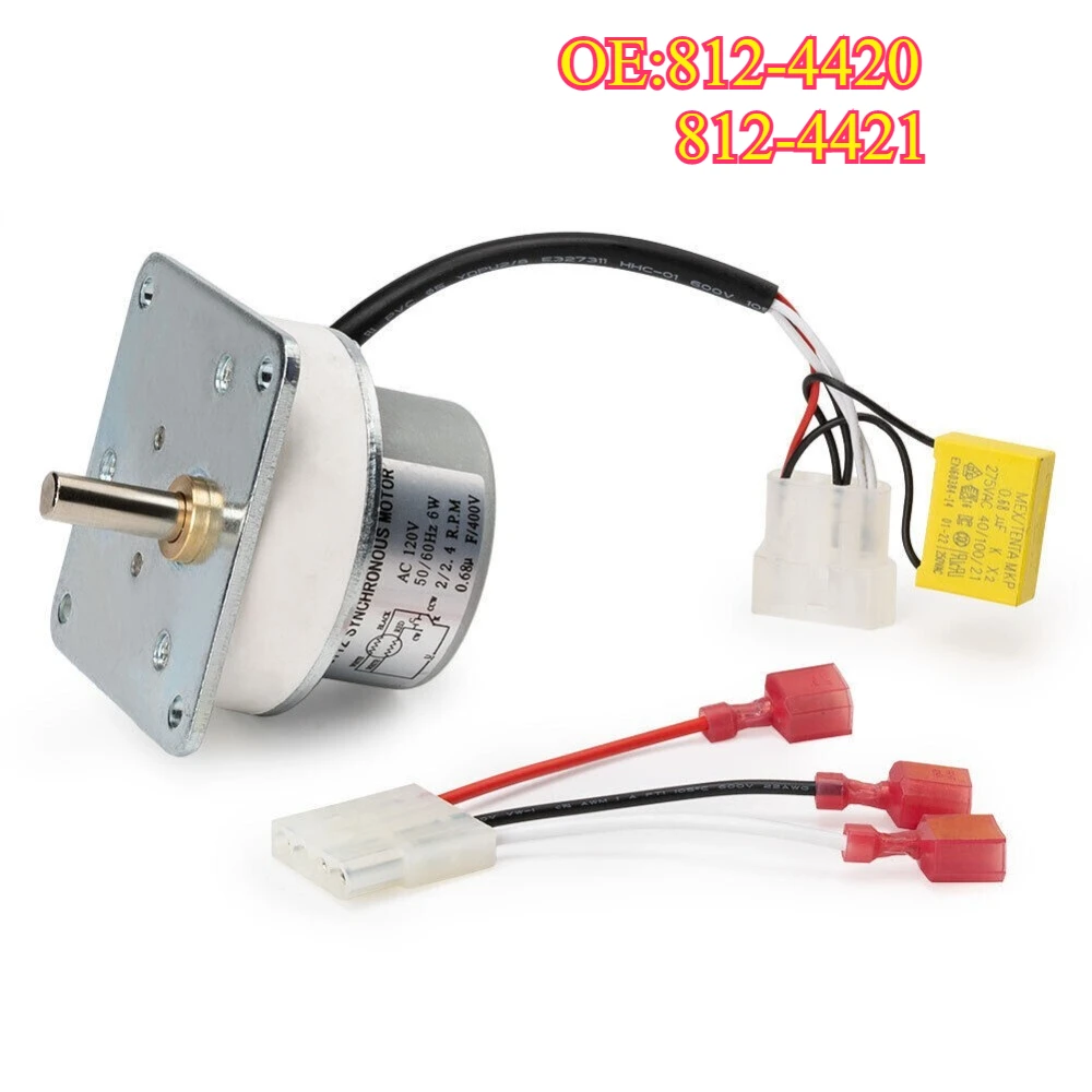 High quality New For 812-4421 & 812-4420  Auger Feed Motor for Quadra-Fire Pellet Stove 2.4RPM 120V Heatilator CAB50 PS35 PS50