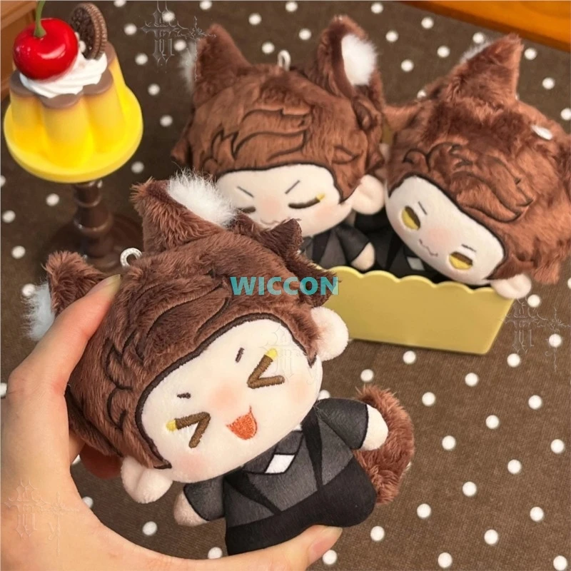 Плюшевая кукла QQ Wolf Nunu: милый мини-волк для косплей-конвенций, праздников и фотосессий (серия Valko Love and Deepspace)