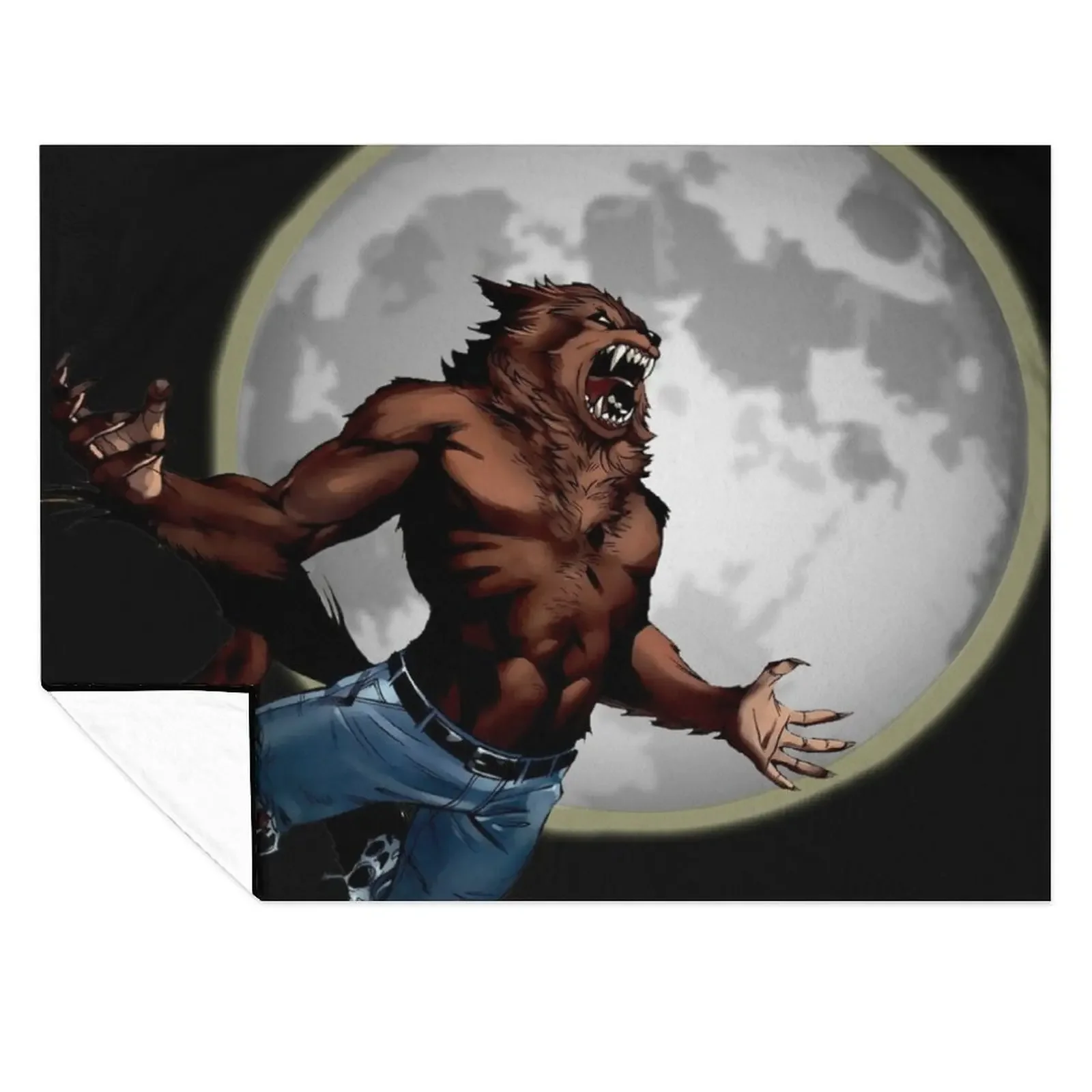 

Werewolf Throw Blanket Hairy Summer Blankets For Bed for babies Blankets