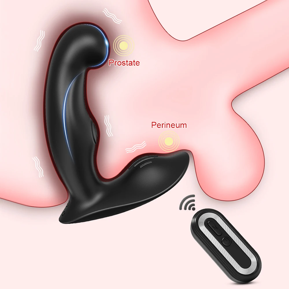 Estimulador de Próstata Massageador Prostático com Controle