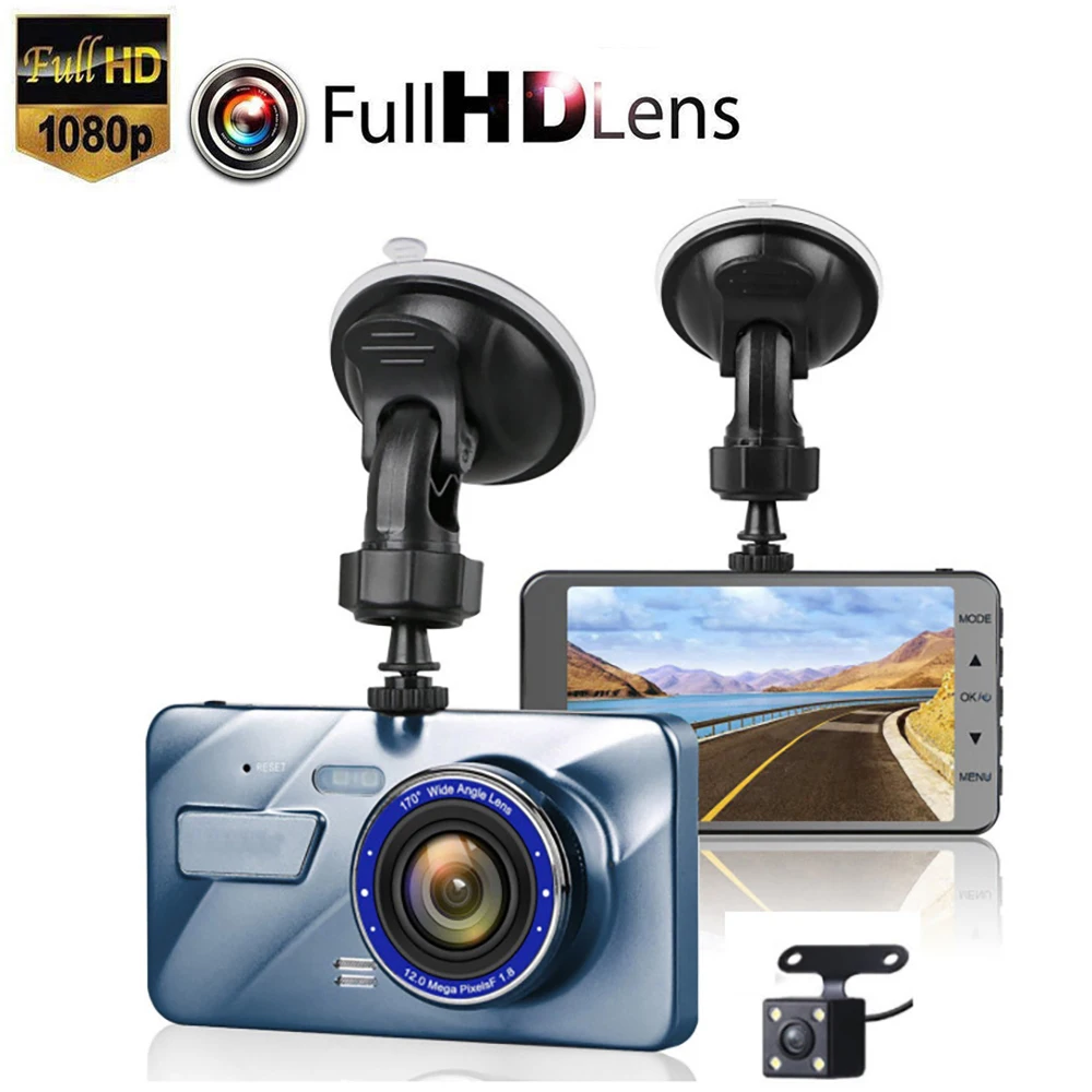 Dash Cam Full HD 1080P Car DVR Rear View Car Camera Car Drive Video Recorder Night Vision Black Box Auto Dashcam Car Accessories