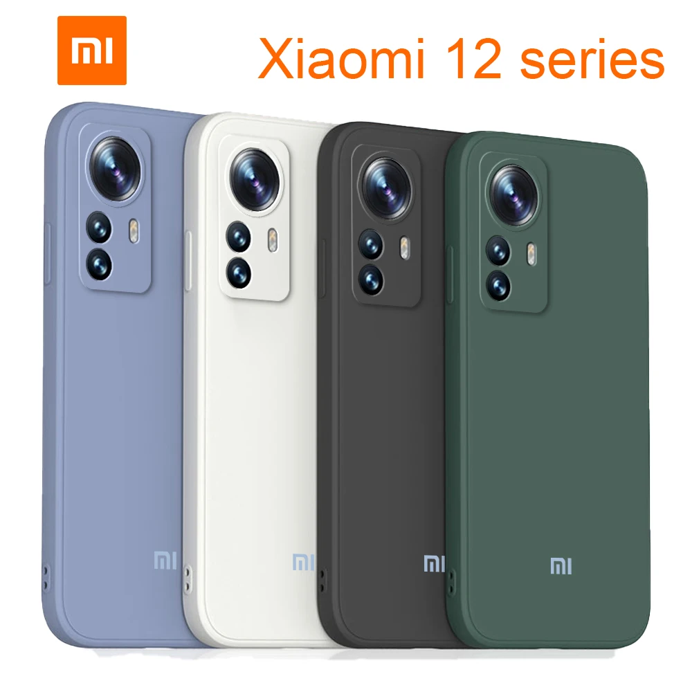 Xiaomi 12T case Liquid Silicone Case For xiaomi 12 12X 12S 12 lite 12Ultra 12 pro case