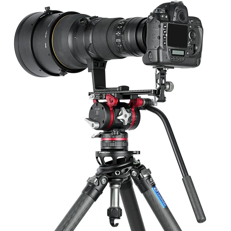 Leofoto 100 مللي متر العالمي الكرة السلطانية محول الكرة السلطانية محول التصوير الفوتوغرافي ومعدات التصوير الفيديو الملحقات عموم/قاعدة الميل