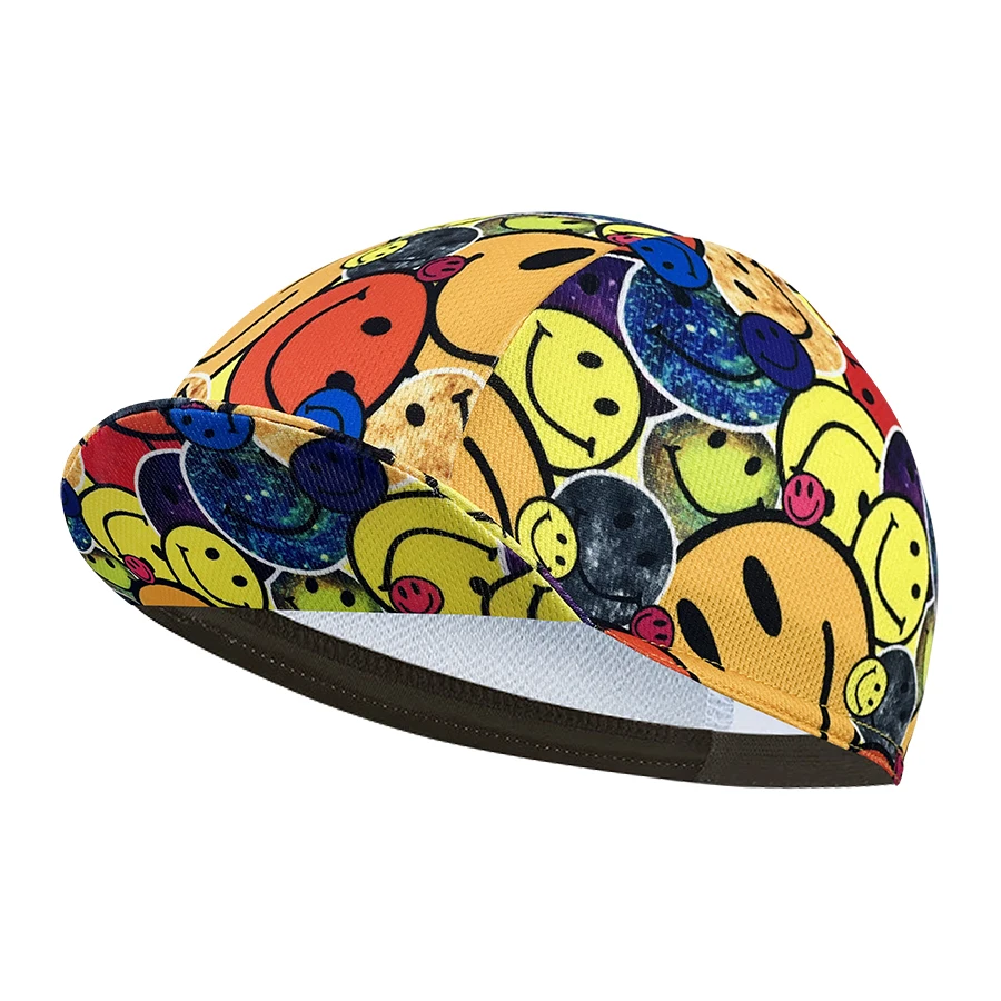 New cycling cap, polyester sweat absorption, classic trend, unisex, graffiti image 3