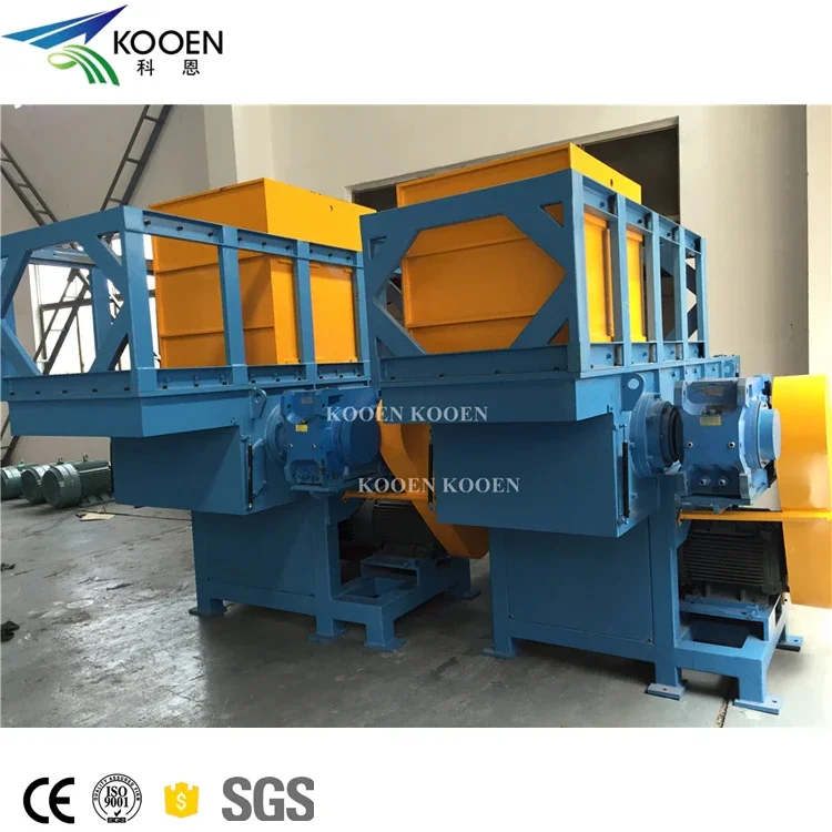 Hard plastic shredder/Heavy- Plastic Pipe Drum Barrel Shredding crushing Machine/ Shredder Crusher System
