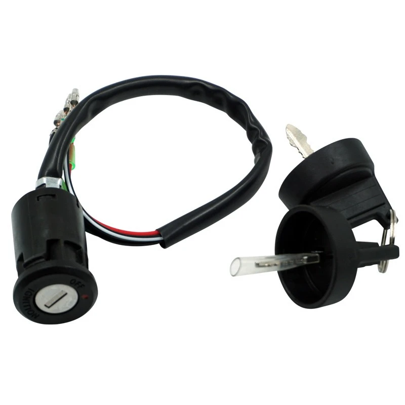 Anti-Theft Ignition & Steering Lock for ATV/Big Displacement - Off-Road/Beach Buggy Motorcycle Modification Accessory