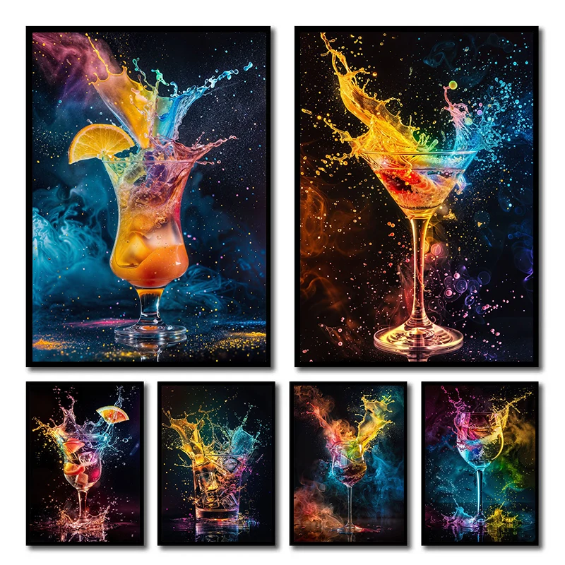 Resin Art And Deco - Kaca Whiskey Wine Cocktail Drink Explosion