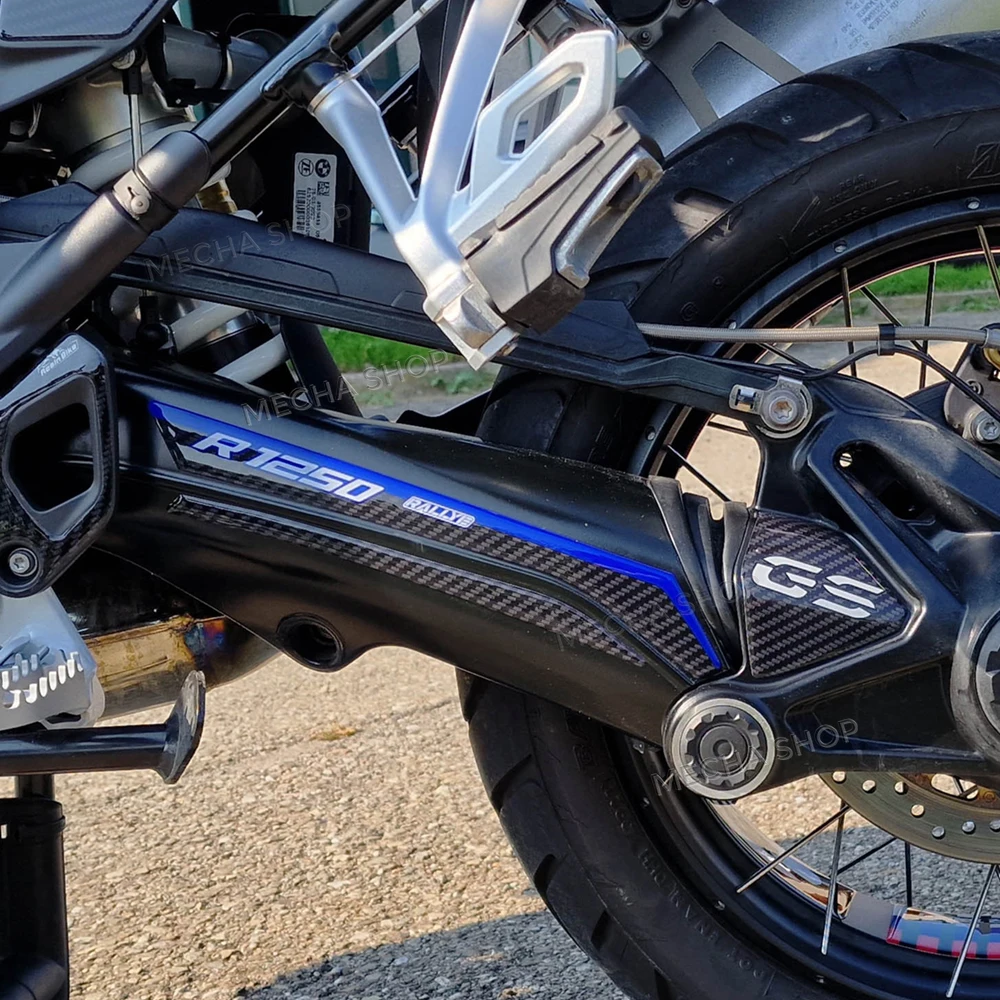 For GS 1250 Adventure Rallye R1250GS/GSAdv 2023 3D Motorcycle Swingarm Decal Adventure Triple Black Swing Arm Sticker