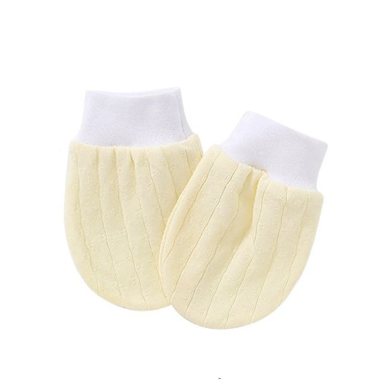 1 Pair Cotton Baby Infant Anti Scratching Gloves  Anti-eat Hand Anti-Grab Face Protect  Newborn for Protection Face Mitt