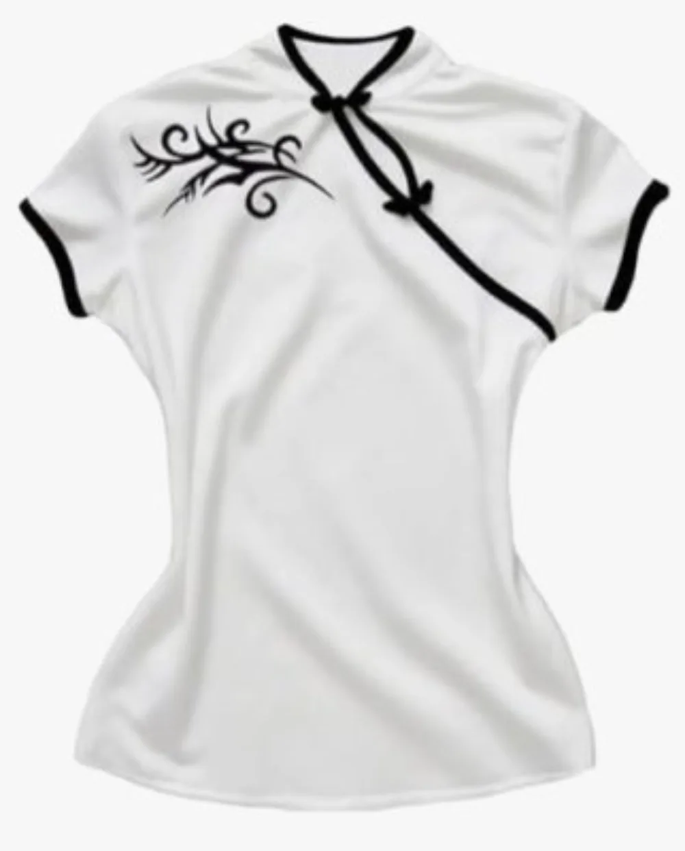 Classic Y2K Slim Personality Woman's Clothing Gothic Shirts Elegant Artsy Aesthetic Minimalist Short Sleeve Daily Female Tops