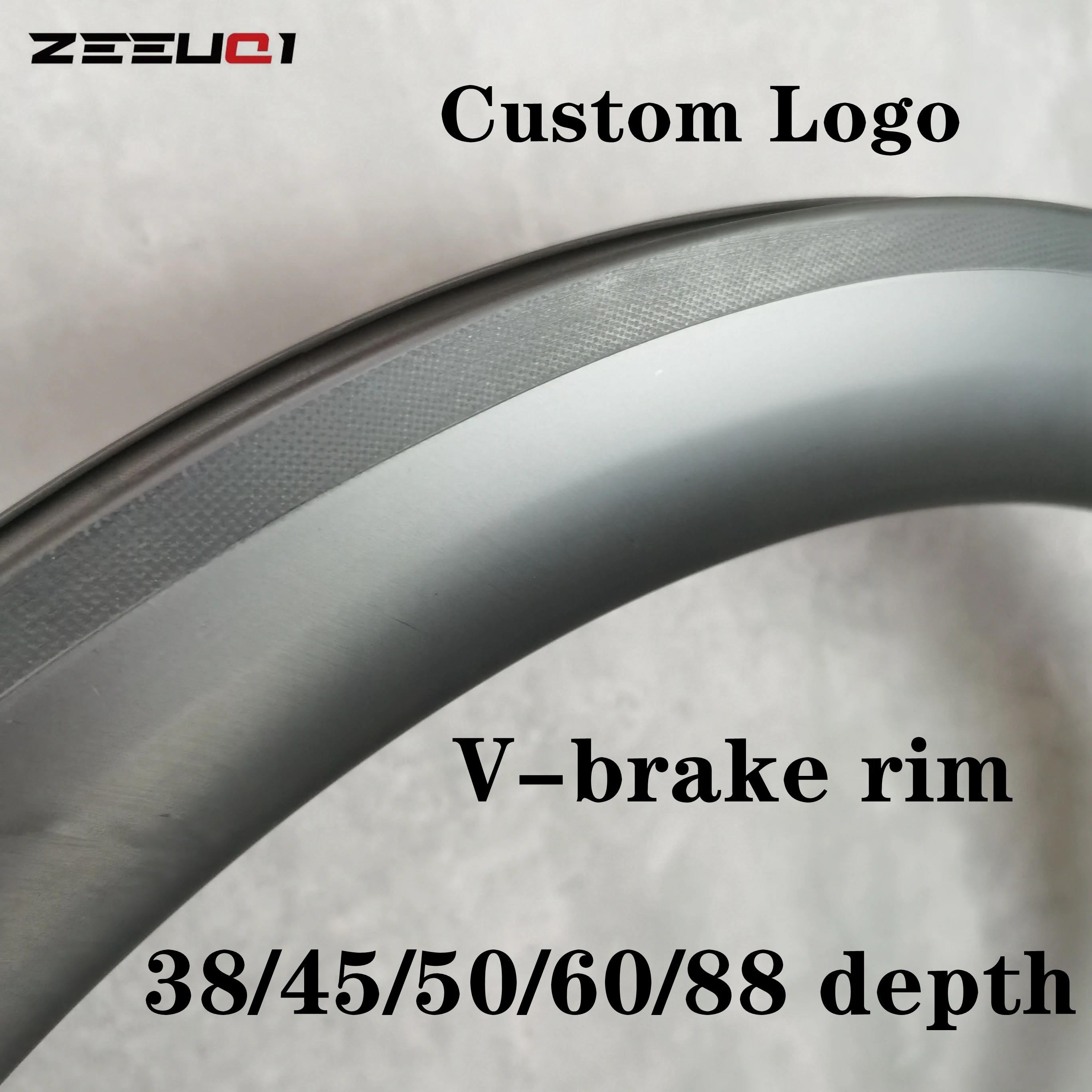 Karbonowa Opona Pojedyncza 700c V Brake 30/35/38/40/45/50/55/60/80/88mm Głębokość Obręczy Clincher/Tubeless/Tubular UD/3k matowa/błyszcząca 16-32 Otwory