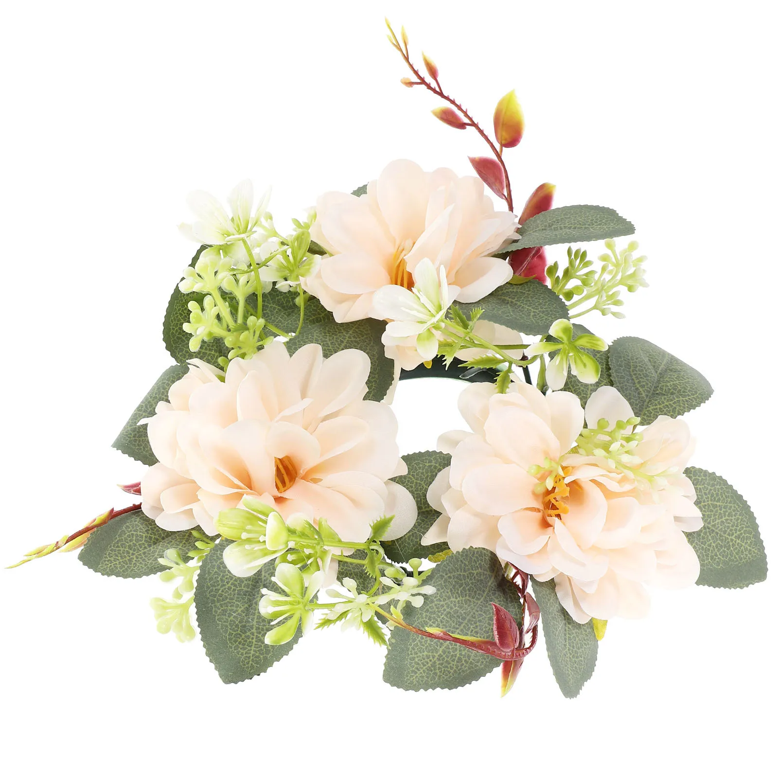 

Wreath Artificial Floral Decoration Wedding Party Tabletop Wreath Spring Flower Centerpieces for Tables